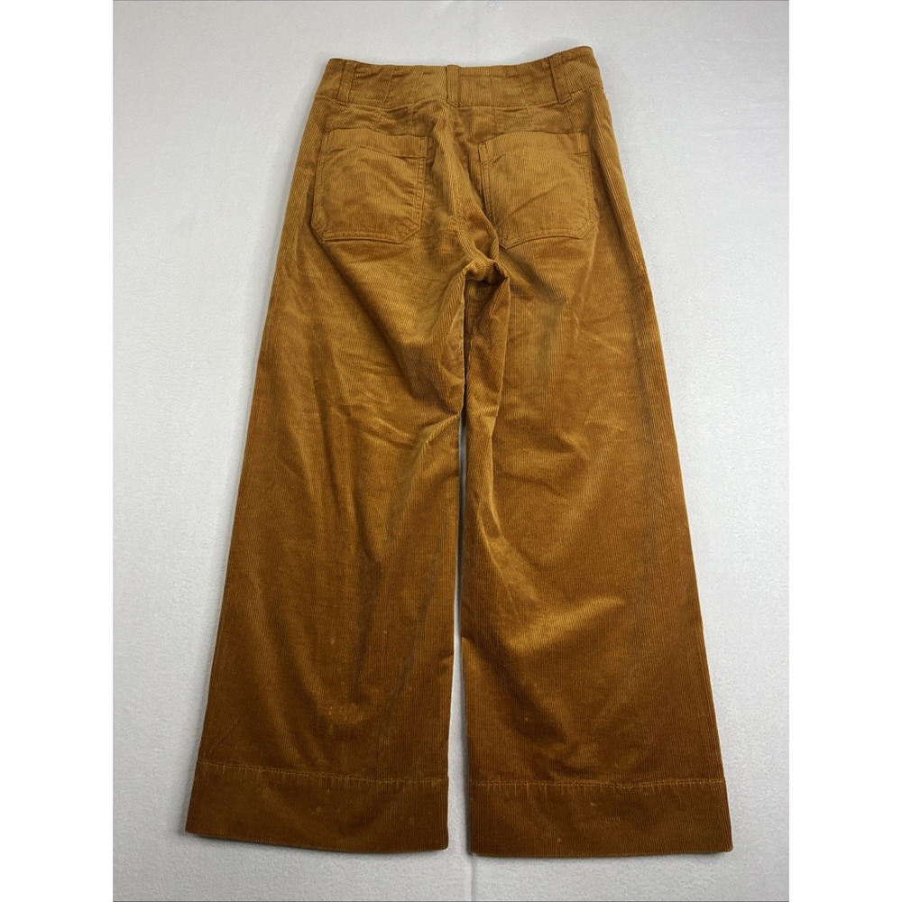 Maeve Wide Leg Pants in Brown - Picture 2 of 5